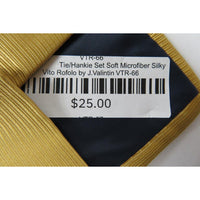 Men's Tie/Hankie Set Soft Microfiber Silky Vito Rofolo by J.Valintin VTR - 66 - J.Valintin Men's Wear Legend - VTR - 66