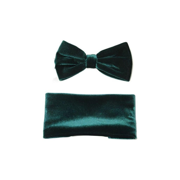 Men's Tuxedo Formal Velvet Bow Tie/Hankie By J.Valintin Fancy JVBT - 10 - J.Valintin Men's Wear Legend - JVBT - 10