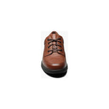 Nunn Bush Cam Moc Toe Oxford Work Shoes Cognac Tumbled 84694 - 222 - J.Valintin Men's Wear Legend - 84694 - 222 - 7 M