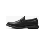 Nunn Bush Otto Moc Toe Slip On Walking Shoes Leather Black Tumbled 84963 - 007 - J.Valintin Men's Wear Legend - 84963 - 007_7_M