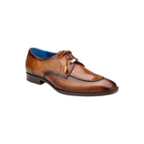 Belvedere Shoes Primo Oxford Genuine Alligator Pebble Grain Calf Almond R83