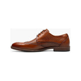 Stacy Adams Asher Wingtip Lace Up Men's Shoes Leather Cognac 25653 - 221 - J.Valintin Men's Wear Legend - 25653 - 221 - 7