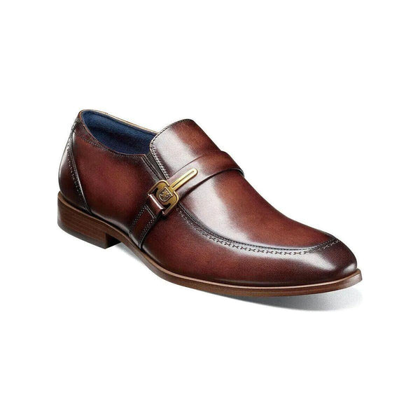 Stacy Adams Buckley Moc Toe Ornament Slip On Shoes Leather Brown 25636 - 200 - J.Valintin Men's Wear Legend - 25636 - 200_7_M