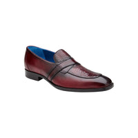 Belvedere Shoes Tornado Genuine Alligator Italian Calf Slip-on Burgundy R74